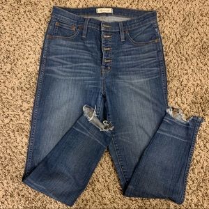 Madewell 10inch Rise Skinny Jeans